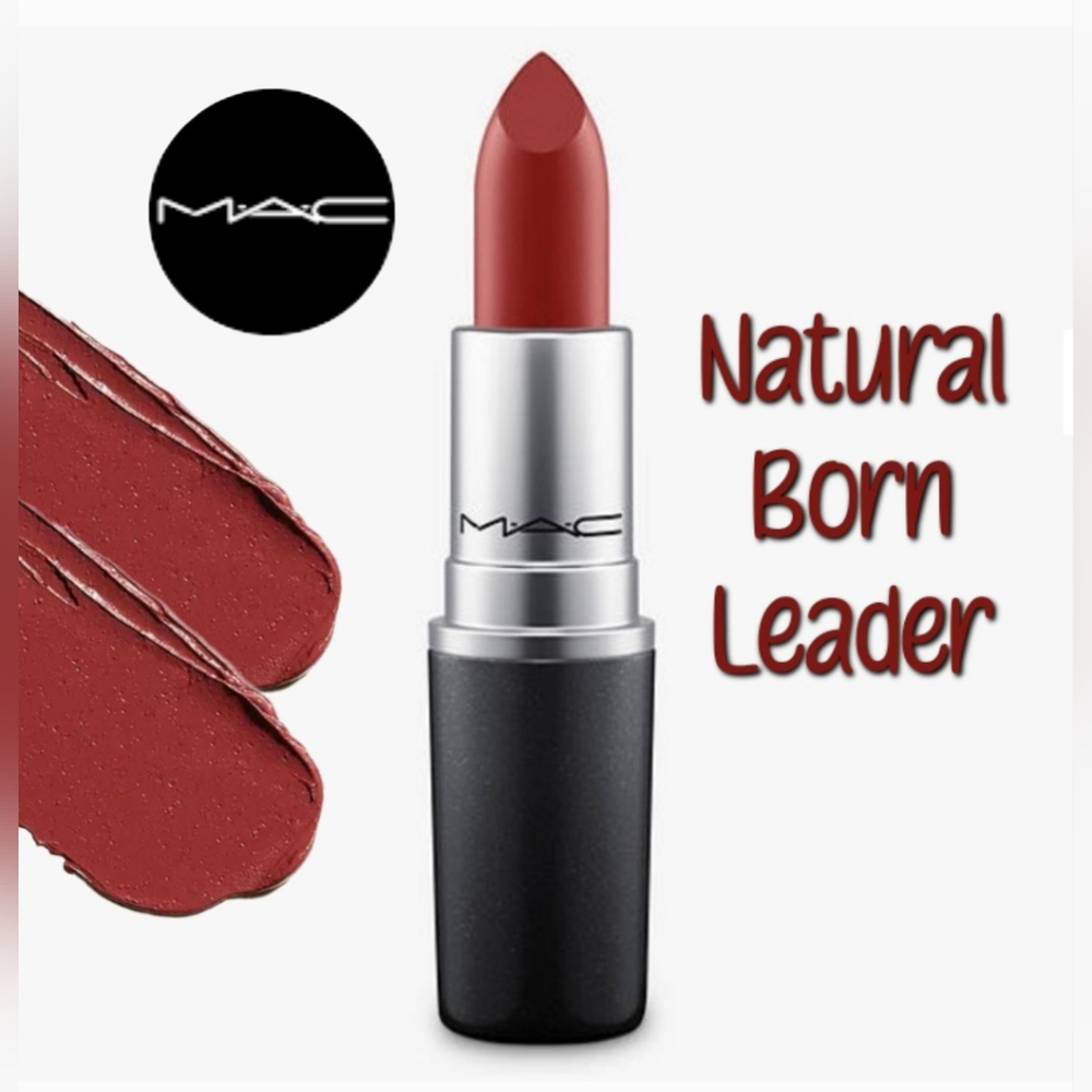 Mac Cosmetics Matte Lipstick Natural Born Leader Muted Berry Brand New in Box